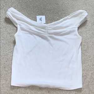 White UO Off the Shoulder Tank